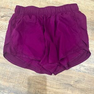 Medium purple athletic shorts